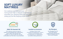 Load image into Gallery viewer, Lechepus 14 Inch Hybrid Memory Foam Mattress with Individual Pocket Spring Bed in a Box,Plush Breathable Comfortable Mattress for Cool Sleep & Back Pain Relief,CertiPUR-US Certified