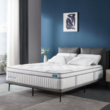 Load image into Gallery viewer, Lechepus 14 Inch Hybrid Memory Foam Mattress with Individual Pocket Spring Bed in a Box,Plush Breathable Comfortable Mattress for Cool Sleep & Back Pain Relief,CertiPUR-US Certified